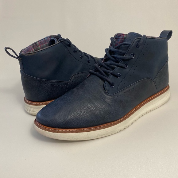 Ben Sherman Nu Casual Chukka Boots Size 10.5 Blue Mens - Picture 3 of 13